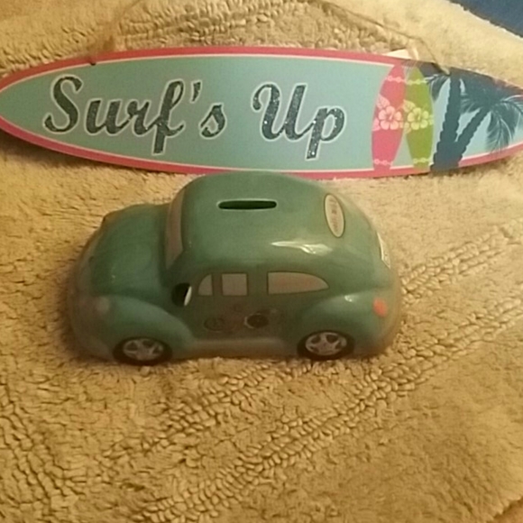 Piggy bank Volkswagen Surf's Upand surf board - Picture 3 of 7